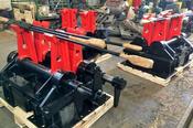 Shipment of grip blocks for mine cages Shipment of grip blocks for mine cages